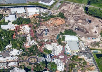 New Crane Towers Over Piston Top for Development on Magic Kingdom’s Huge Growth